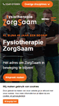 Mobile Screenshot of fysiotherapie.zorgsaamnijverdal.nl